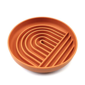 Pawy High-quality Silicone Slow Feeder Bowl - Terracotta